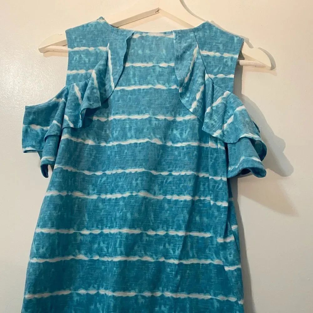 Juice Couture Blue Tie Dye TopโSizeโS